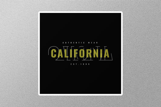 California 2 Travel Sticker