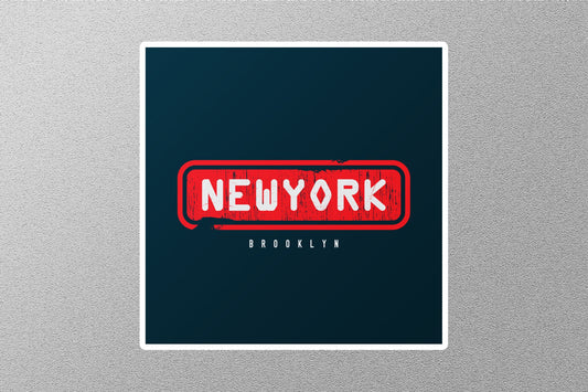 New York Travel Sticker