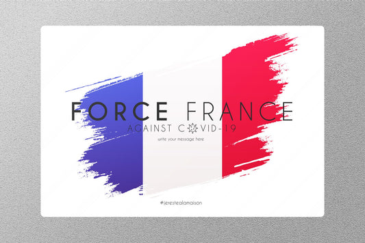 Wholesale Force France Against Travel Sticker