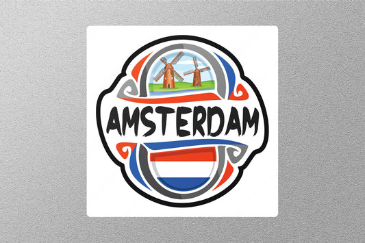 Wholesale Amsterdam Travel Sticker