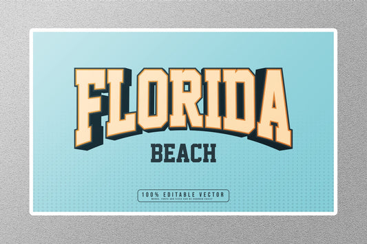 Wholesale Florida Beach Travel Sticker