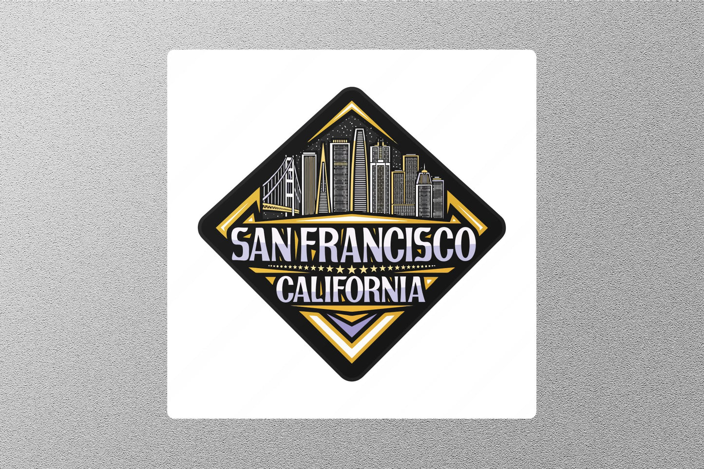 San Francisco California  Travel Sticker