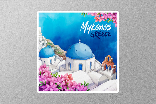 Wholesale Mykonos Greece Travel Sticker