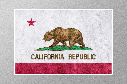 California Republic Travel Sticker