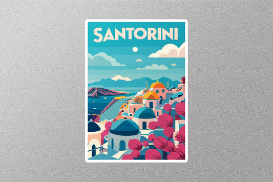 Wholesale Santorini 8 Travel Sticker