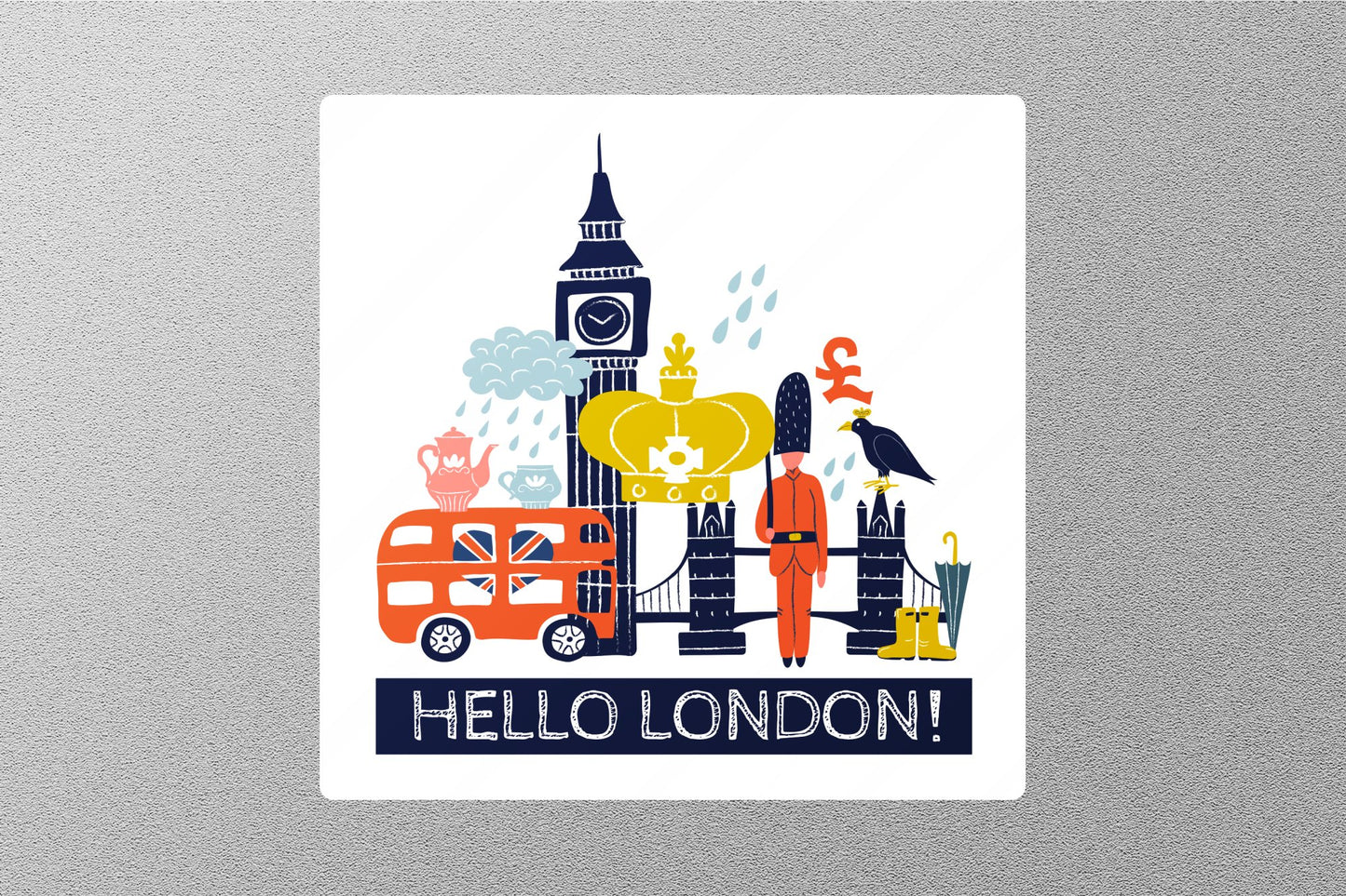 Wholesale Hello London Travel Sticker
