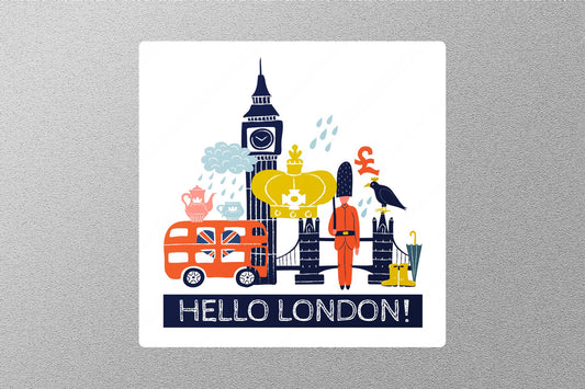 Wholesale Hello London Travel Sticker