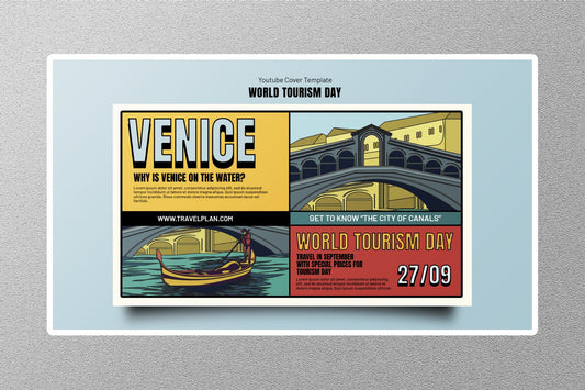 Wholesale Venice Travel Sticker