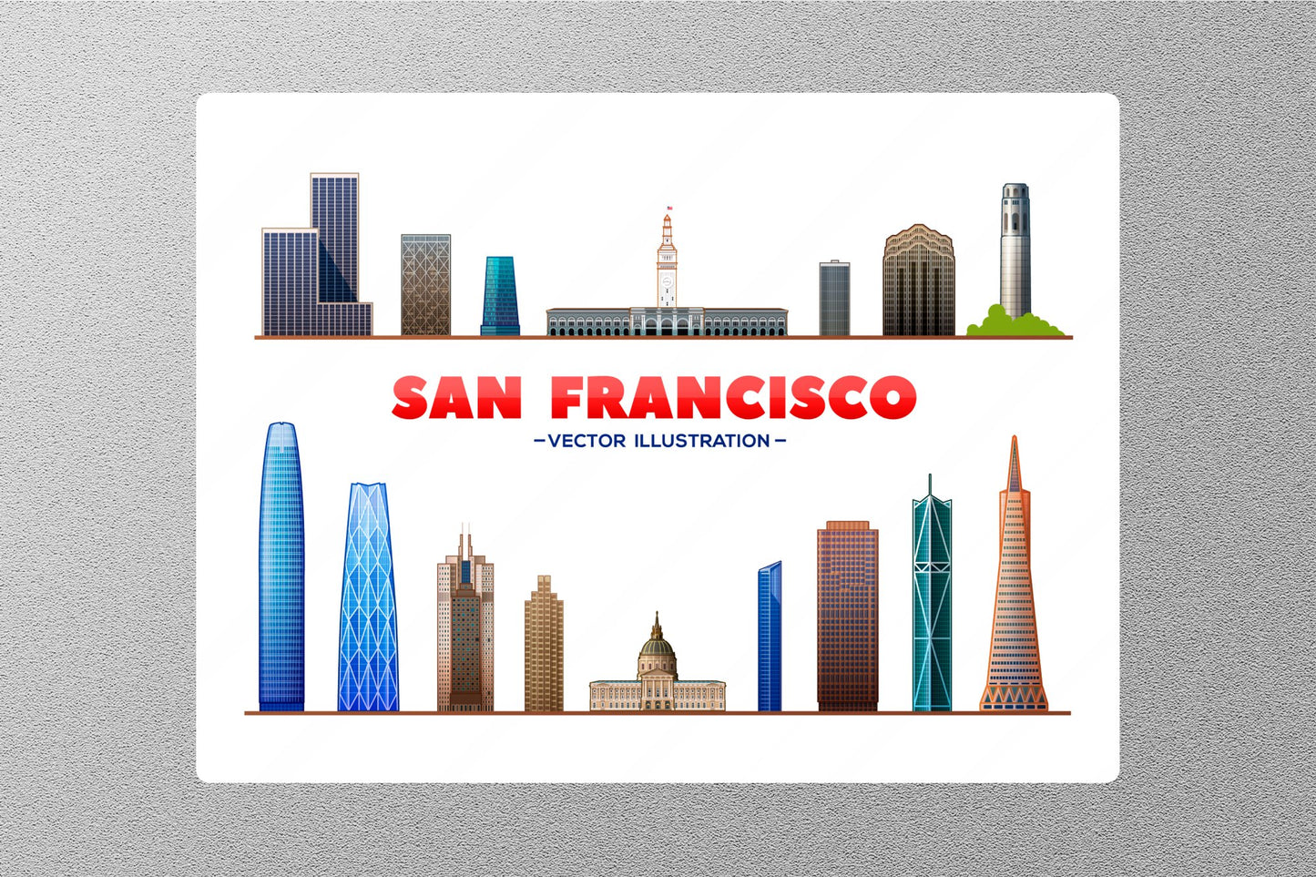Wholesale San Francisco Travel Sticker