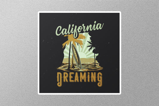 California Dreaming Travel Sticker