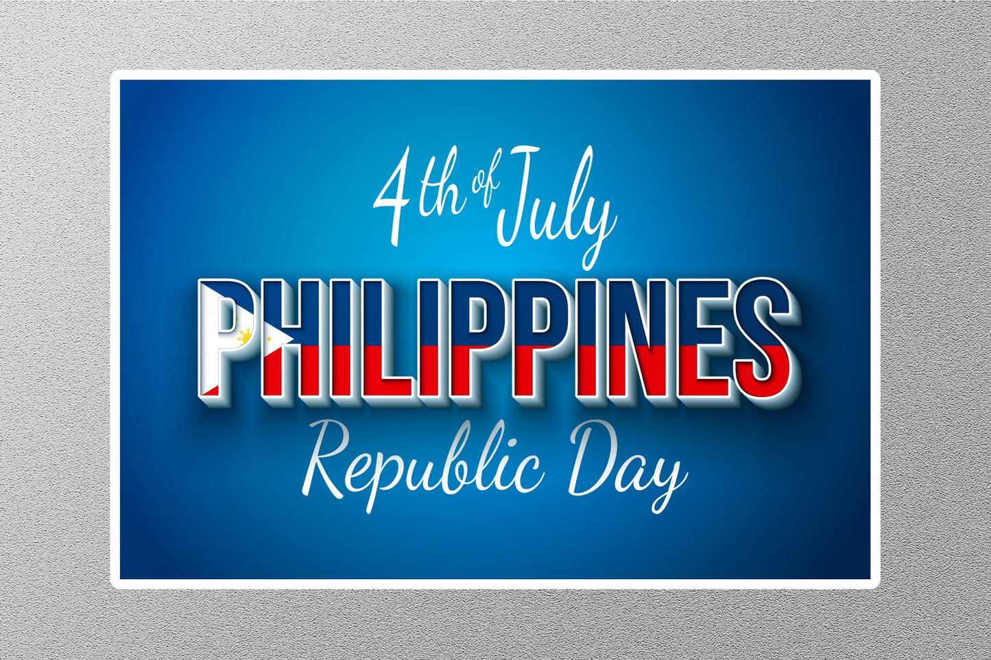 Wholesale Philippines Travel Sticker