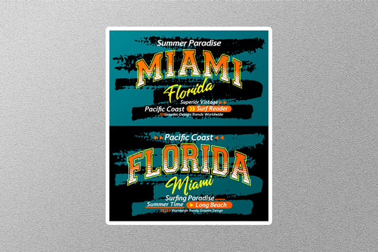 Wholesale Miami Florida 4 Travel Sticker