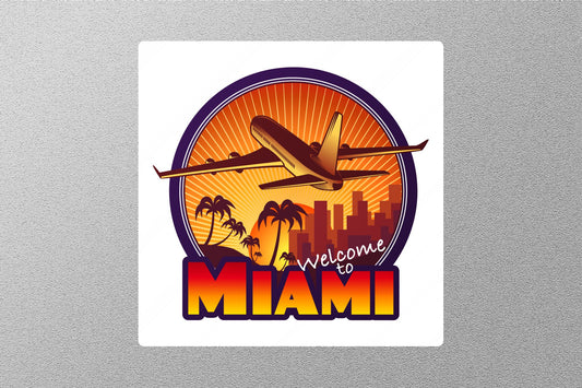 Wholesale Miami 3 Travel Sticker