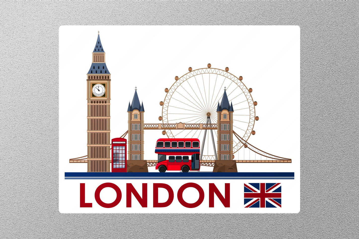 Wholesale London 12 Travel Sticker