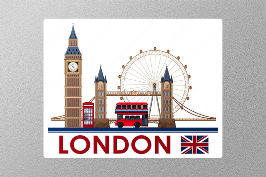 Wholesale London 12 Travel Sticker
