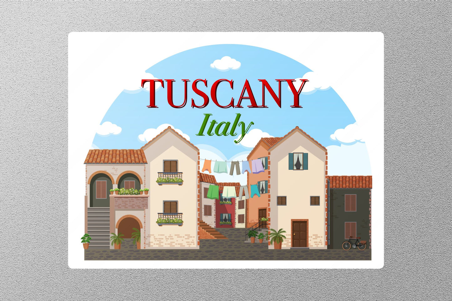 Wholesale Tuscany Italy Travel Sticker