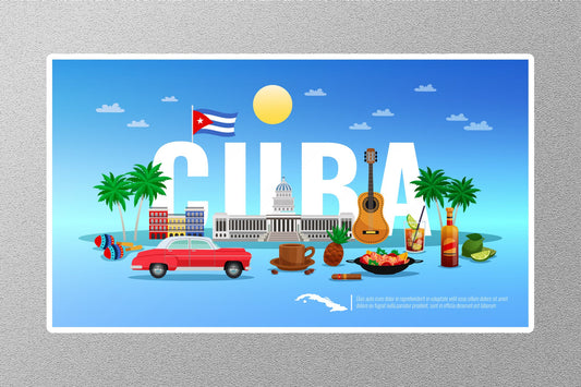 Wholesale Cuba Travel Sticker