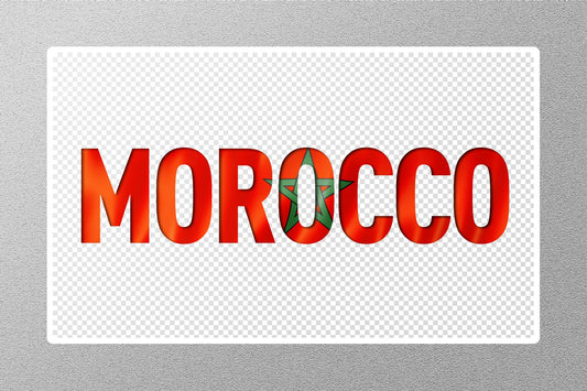 Wholesale Morocco Travel Sticker