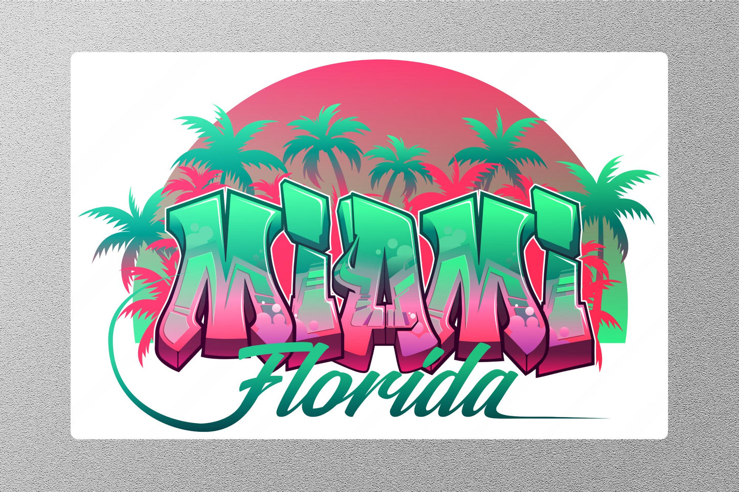 Wholesale Miami Florida Travel Sticker