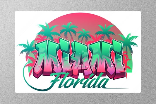 Wholesale Miami Florida Travel Sticker