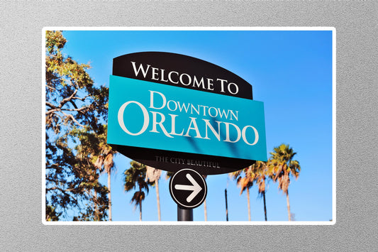 Wholesale Welcome to Downtown Orlando Travel Sticker