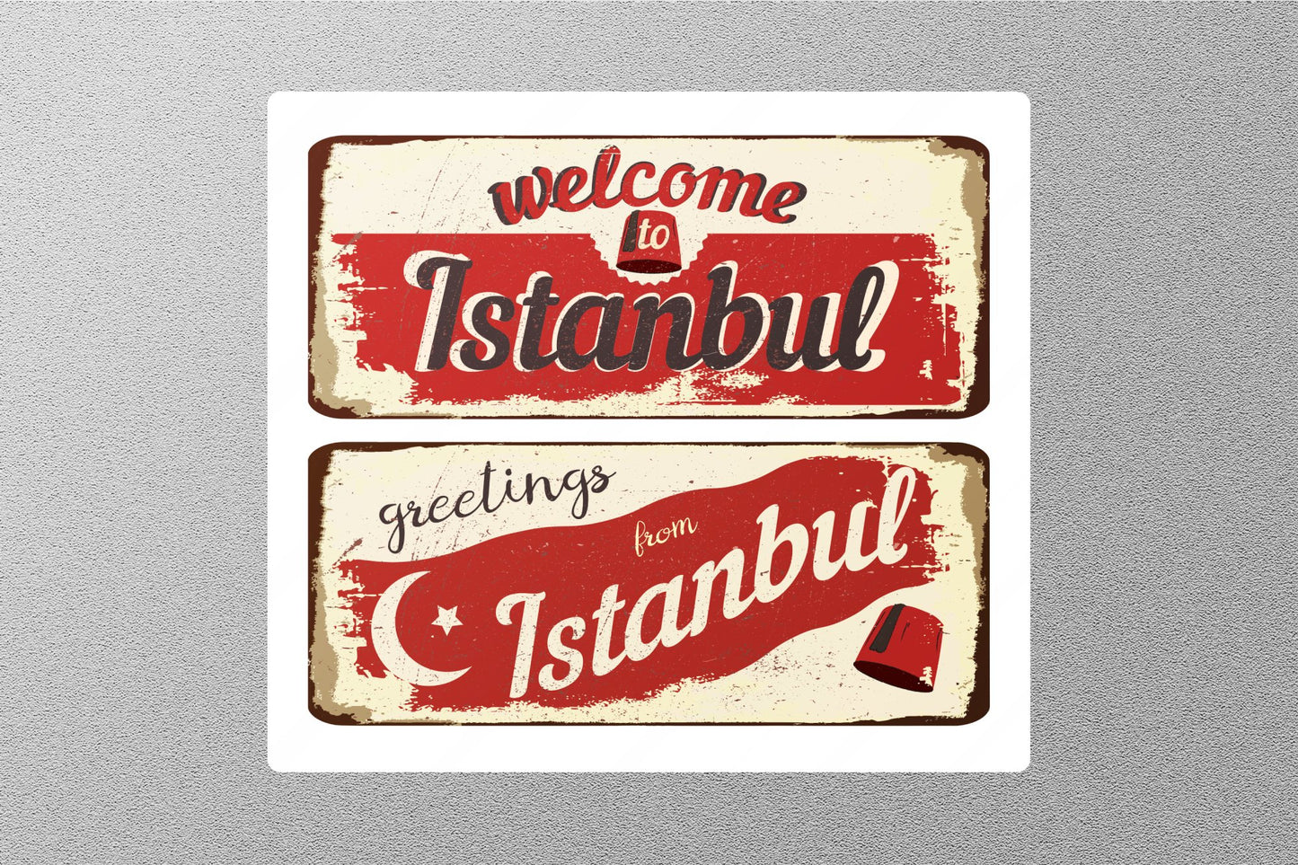 Wholesale Welcome to Istanbul Travel Sticker