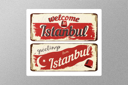 Wholesale Welcome to Istanbul Travel Sticker