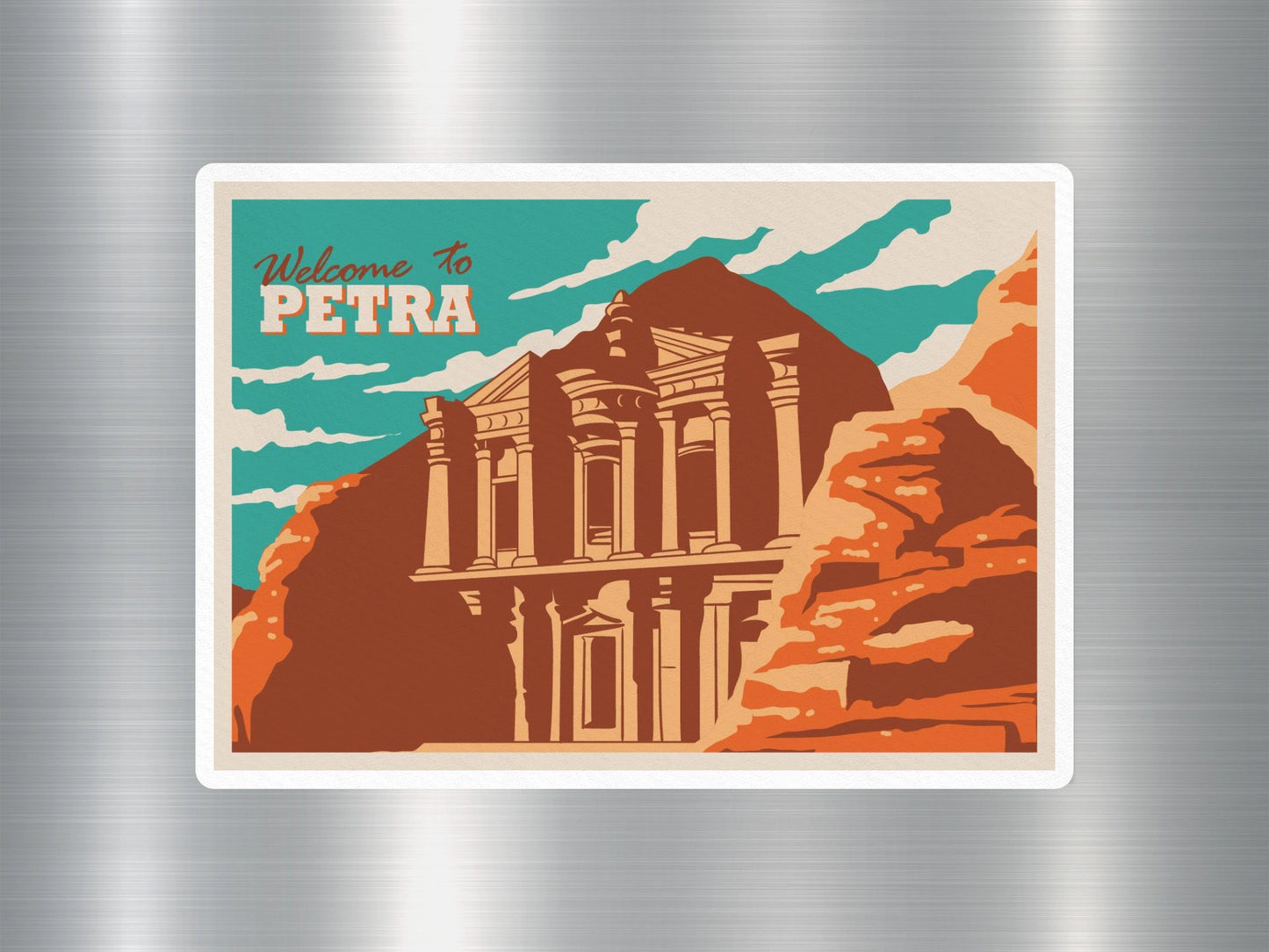 Wholesale Welcome To Petra Travel Sticker