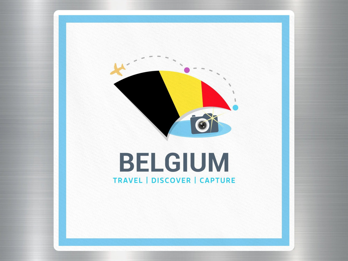 Wholesale Belgium Travel Sticker
