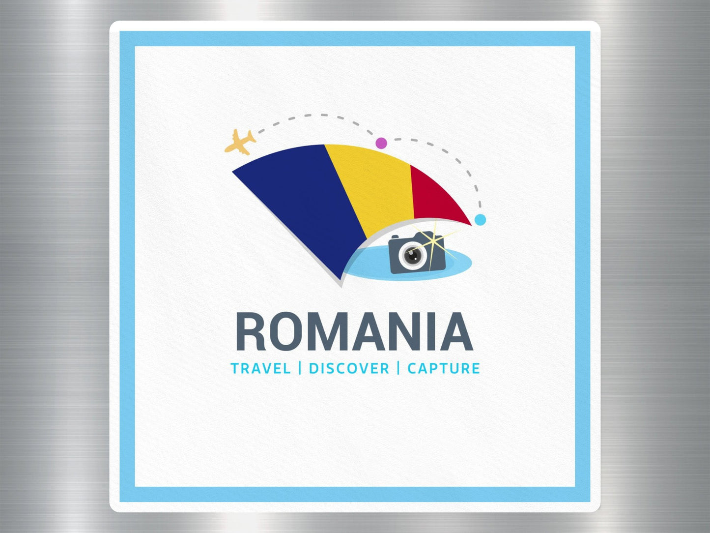 Wholesale Romania Travel Sticker
