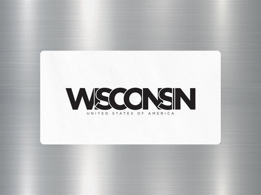 Wholesale Wisconsin Travel Sticker
