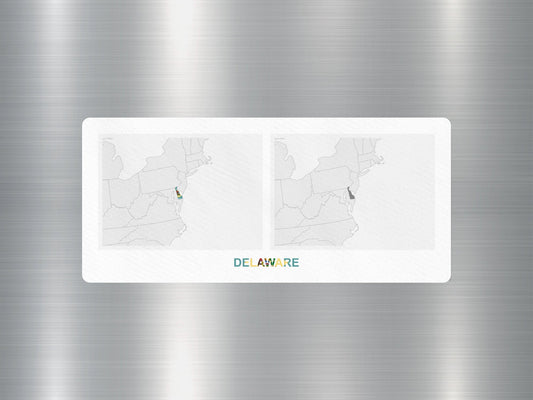 Wholesale Delaware Travel Sticker