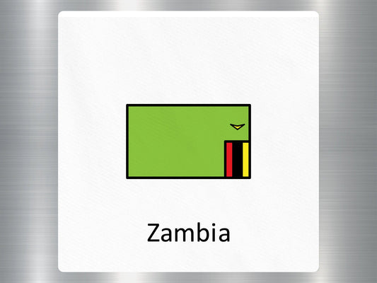 Wholesale Zambia Travel Sticker