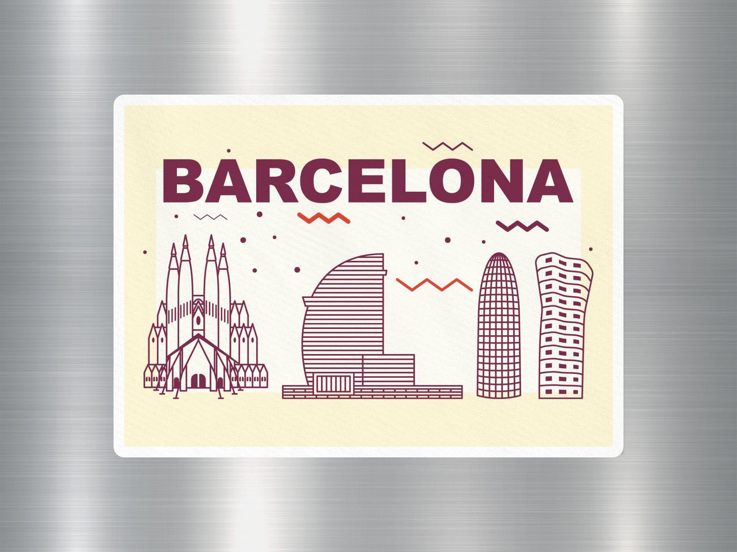 Wholesale Barcelona Travel Sticker