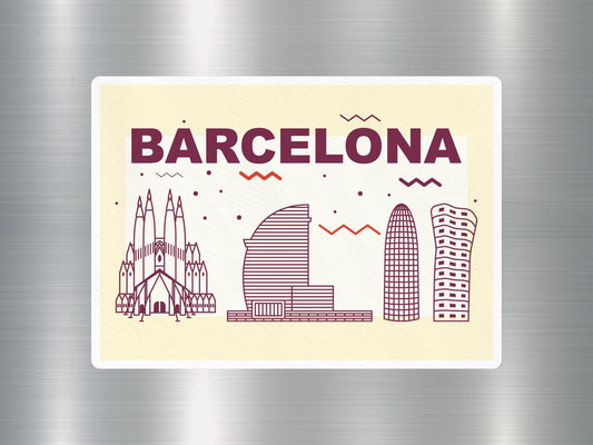 Wholesale Barcelona Travel Sticker