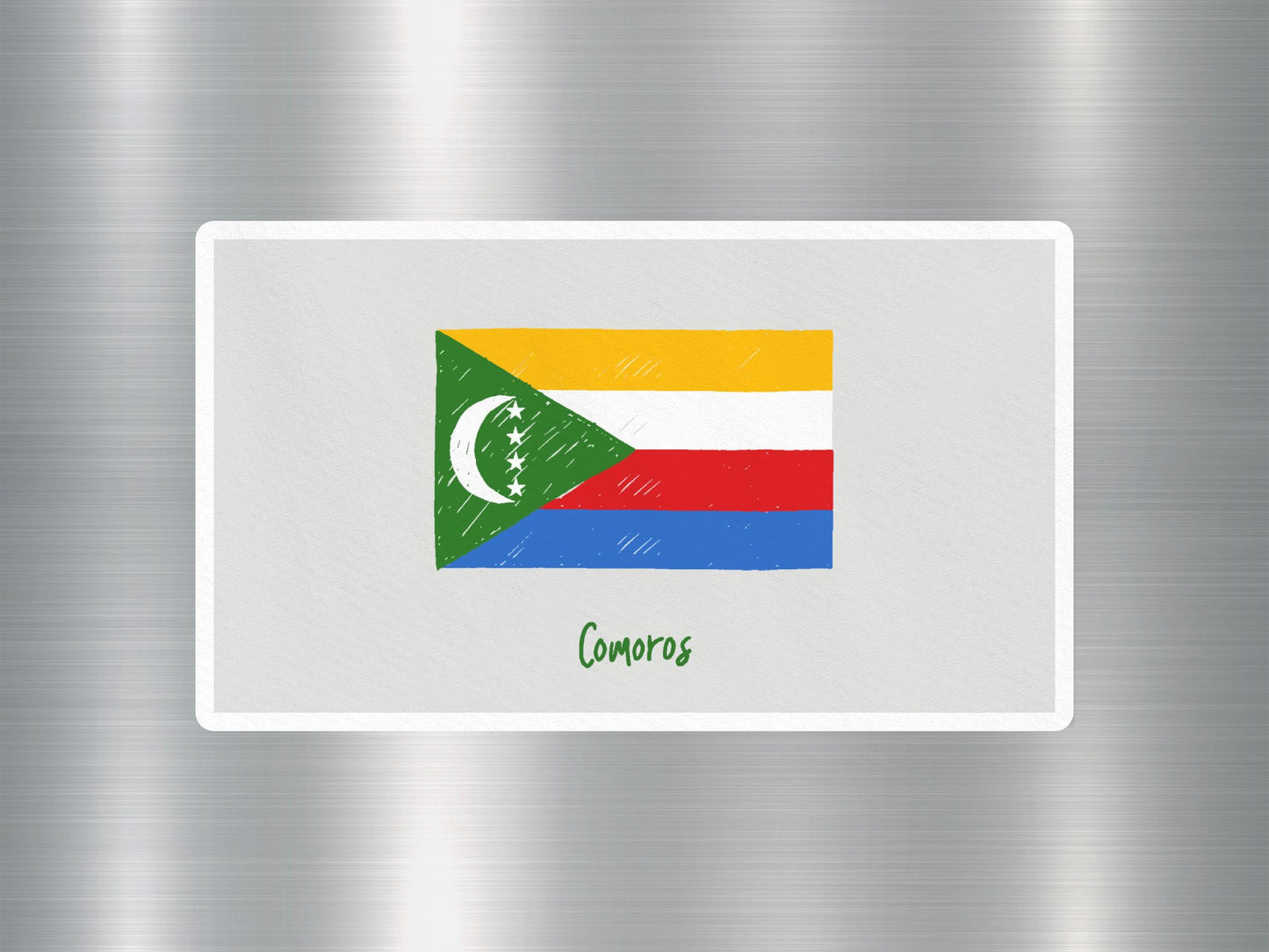 Wholesale Comoros Travel Sticker