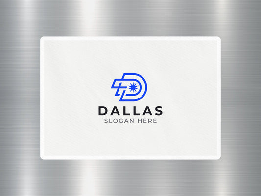 Wholesale Dallas Solgan Here Travel Sticker