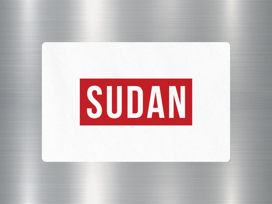 Wholesale Sudan Travel Sticker