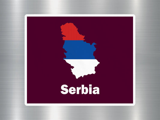 Wholesale Serbia Travel Sticker