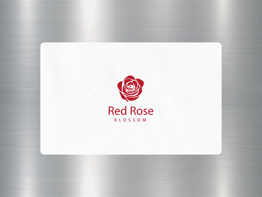 Wholesale Red Rose Travel Sticker