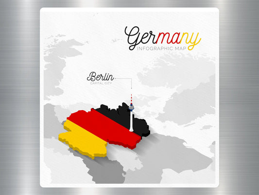 Wholesale Germany Travel Sticker
