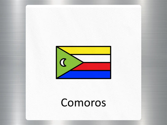 Wholesale Comoros Travel Sticker