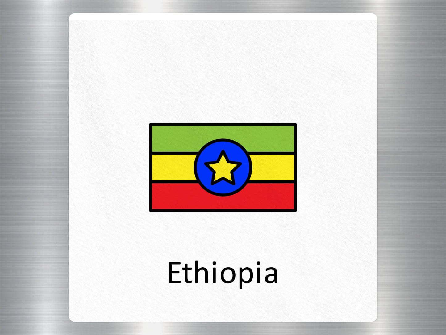 Wholesale Ethiopia Travel Sticker