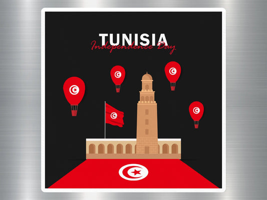 Wholesale Tunisia Independence Day Travel Sticker
