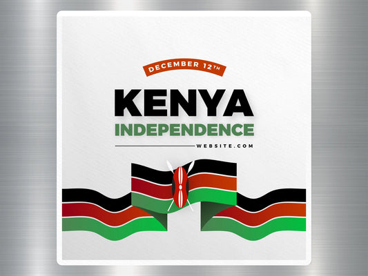 Wholesale Kenya Independence Day Travel Sticker