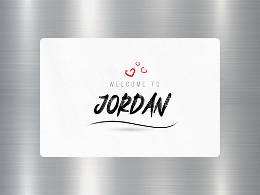 Wholesale Welcome To Jorden Travel Sticker