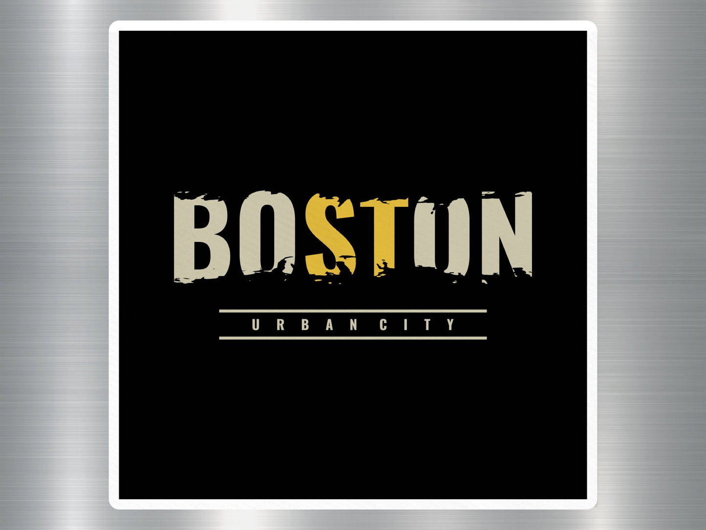 Wholesale Boston Urban City Travel Sticker