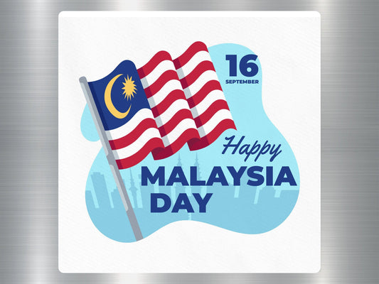 Wholesale Happy Malaysia Day Travel Sticker