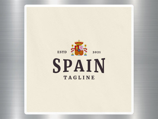 Wholesale Spain Tagline Travel Sticker
