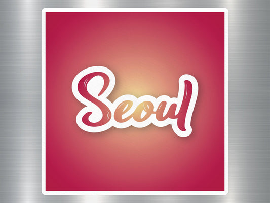 Wholesale Seoul Travel Sticker